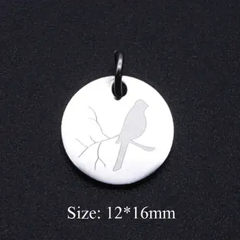 5pcs/lot Bird on the Tree 316L Stainless Steel DIY Pendant Charms Wholesale For Jewelry Making Jewelry Making Charm
5pcs/lot Bird on the Tree 316L Stainless Steel DIY Pendant Charms Wholesale For Jewelry Making Jewelry Making Charm