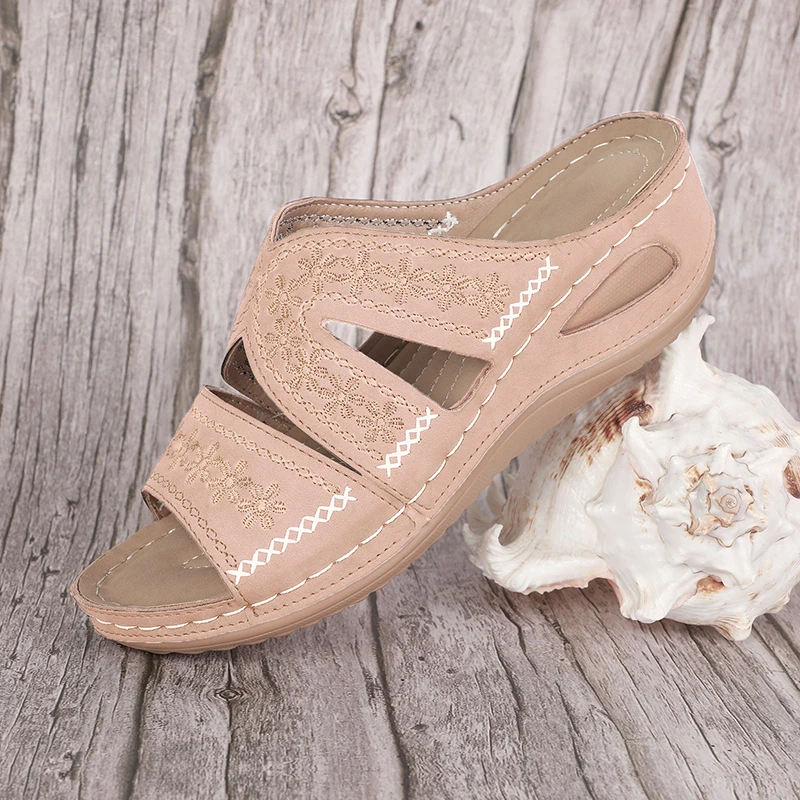 Fashion 2021 Summer Women Wedge Sandals Premium Orthopedic Open Toe