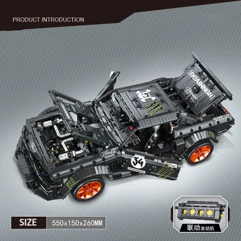2019 New 20102 Ford Mustang Hoonicorn Rtr V2 Racing Car With Led Light Technic Moc-22970 Building Block Bricks Kids Toy Gift
2019 New 20102 Ford Mustang Hoonicorn Rtr V2 Racing Car With Led Light Technic Moc-22970 Building Block Bricks Kids Toy Gift