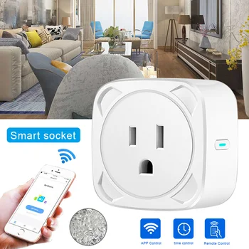 WiFi Smart Plug Switch Voice Control Phone Switch Timing Plug Home Work Remote Control TD326
WiFi Smart Plug Switch Voice Control Phone Switch Timing Plug Home Work Remote Control TD326