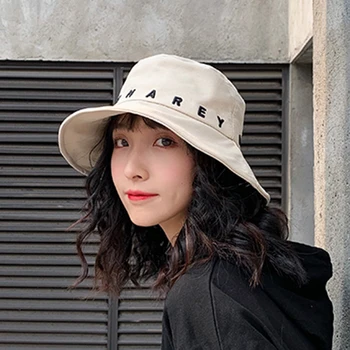 2020 Korean women fisherman sun hat girl bucket hat solid letter basin hat Panama casual bob cap autumn summer large brim beach
2020 Korean women fisherman sun hat girl bucket hat solid letter basin hat Panama casual bob cap autumn summer large brim beach