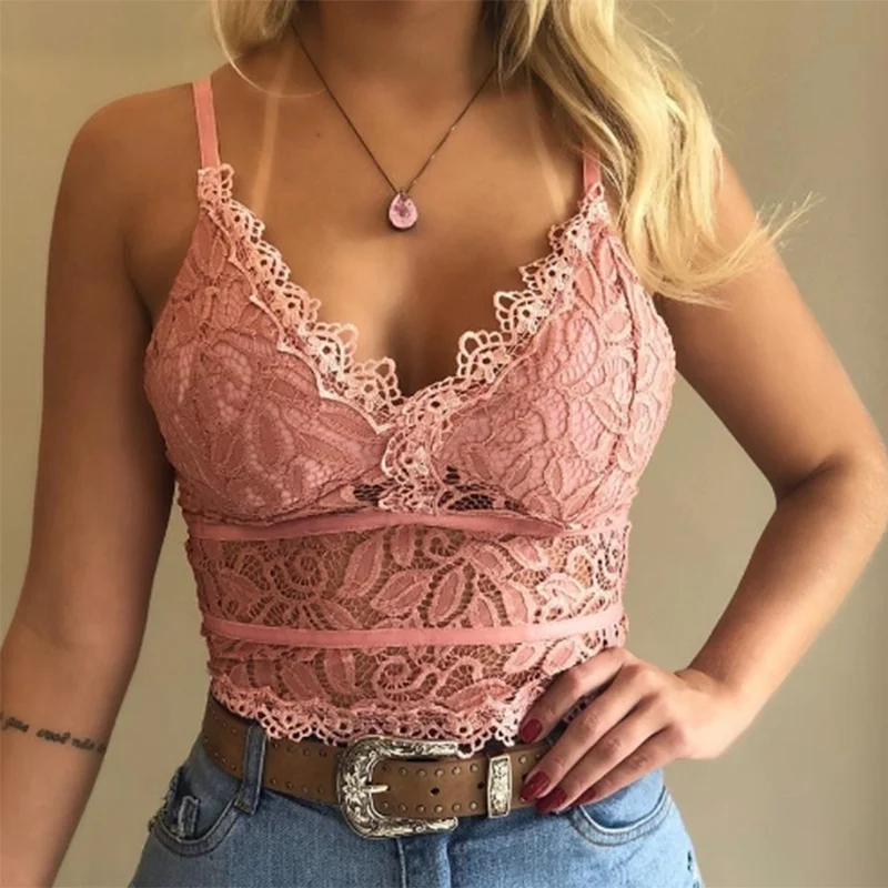 FREE SHIPPING Floral Lace Crop Tops JKP4385 FREE SHIPPING Floral Lace Crop Tops JKP4385
