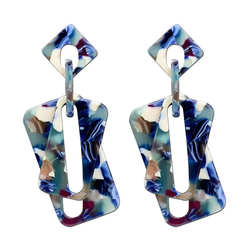 New products in Europe and the multilayer sheet acetate hollow out geometric leopard style restoring ancient ways earrings
New products in Europe and the multilayer sheet acetate hollow out geometric leopard style restoring ancient ways earrings