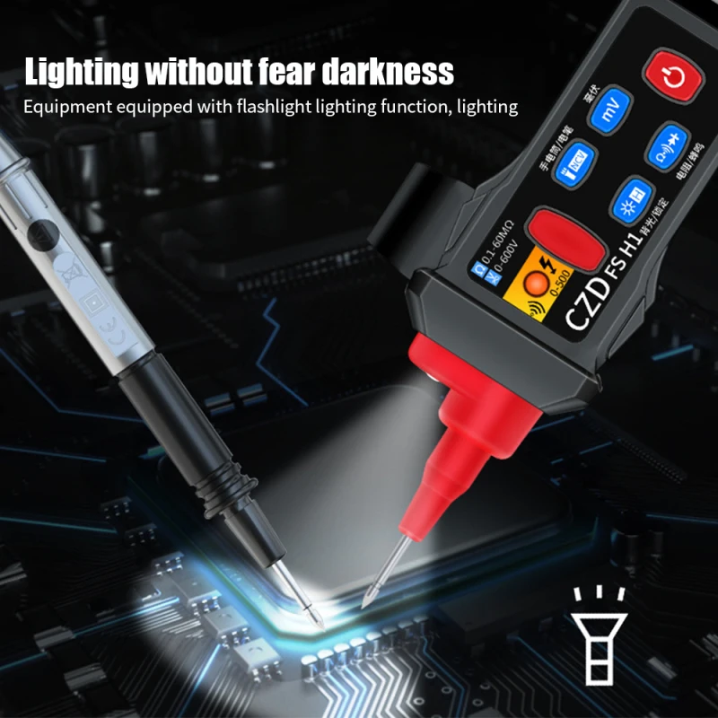 New DC/AC 6-600V Digital LCD Display Handheld Pen Type Multimeter NCV Backlight Voltage Meter Buzzer Test Electrical Instruments
New DC/AC 6-600V Digital LCD Display Handheld Pen Type Multimeter NCV Backlight Voltage Meter Buzzer Test Electrical Instruments