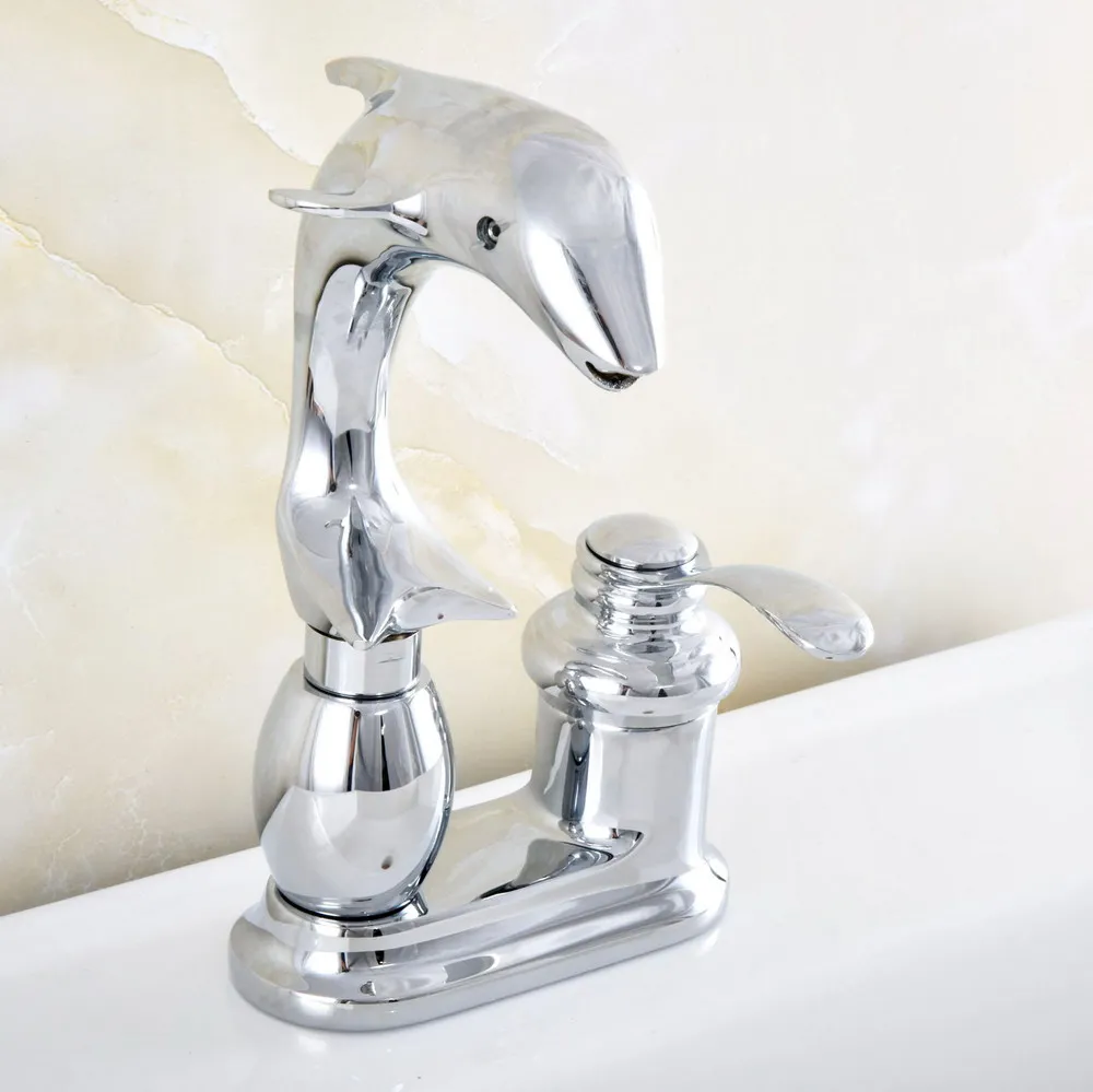 Polished Chrome Brass Swivel Spout Animal Dolphin Style Two Holes Basin Bathroom Vanity Sink 4" Centerset Lavatory Faucet asf838
Polished Chrome Brass Swivel Spout Animal Dolphin Style Two Holes Basin Bathroom Vanity Sink 4" Centerset Lavatory Faucet asf838