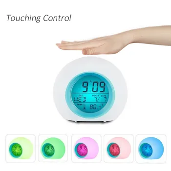 NEWKBO Multi-functional 7 Colors Changing LED Table Alarm Clock with 7 different color lighting change Lamp
NEWKBO Multi-functional 7 Colors Changing LED Table Alarm Clock with 7 different color lighting change Lamp