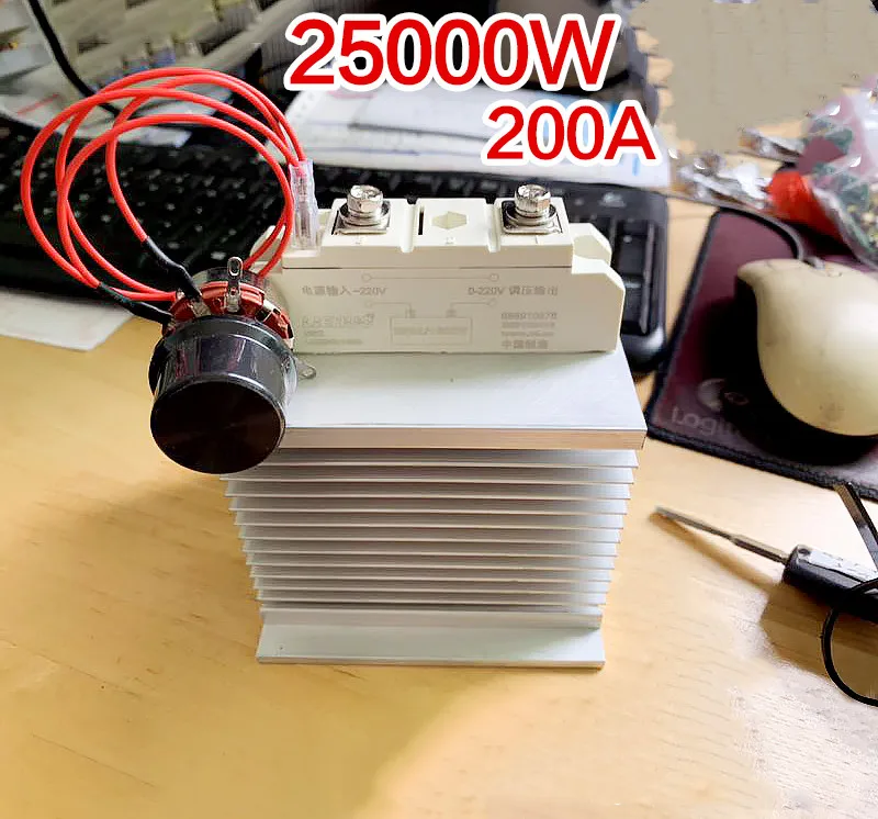 25000W SCR 200A Big Current 25kw Electronic Voltage Regulator AC220V Tempering Speed Governing
25000W SCR 200A Big Current 25kw Electronic Voltage Regulator AC220V Tempering Speed Governing