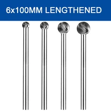 6x100mm Carbide Burr Bit Rotary File Milling Cutter Tungsten Steel Metal Grinding Head for Grinding Metal Wood Carving
6x100mm Carbide Burr Bit Rotary File Milling Cutter Tungsten Steel Metal Grinding Head for Grinding Metal Wood Carving