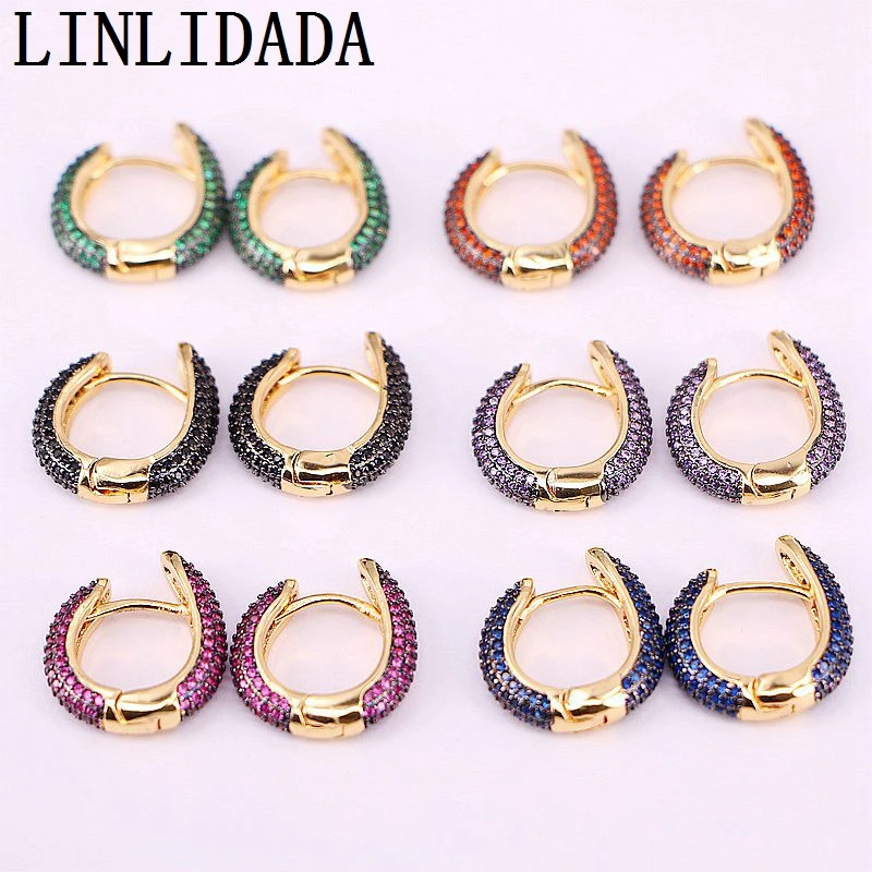 5Pair high quality Fashion Gold color circle Earring Women CZ Jewelry Colorful Cubic Zirconia clip Earring
5Pair high quality Fashion Gold color circle Earring Women CZ Jewelry Colorful Cubic Zirconia clip Earring