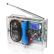 FM Radio Receiver DIY Kit 76-108MHz Frequency Modification Wireless Radio Receiver LCD Display DC 3.7V 5W 8ohm Speaker
FM Radio Receiver DIY Kit 76-108MHz Frequency Modification Wireless Radio Receiver LCD Display DC 3.7V 5W 8ohm Speaker
