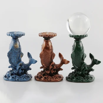 Fish Statue Display Stand for Crystal Glass Lens Ball 40 60 80mm Photography Lensball Base Magic Sphere Globe Holder Home Decor
Fish Statue Display Stand for Crystal Glass Lens Ball 40 60 80mm Photography Lensball Base Magic Sphere Globe Holder Home Decor
