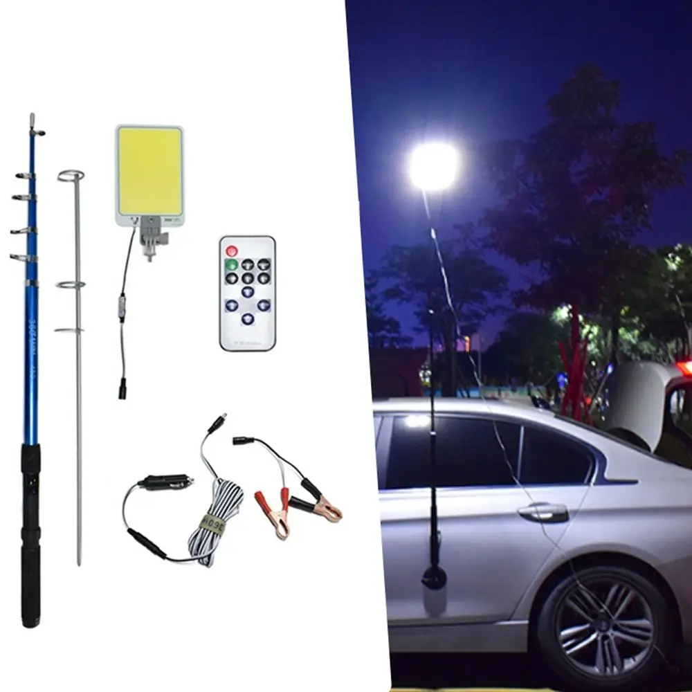 500W 2200LM LEDs COB 12V LED Telescopic Fishing Rod Outdoor Lantern Camping Light for Road Trip or Mobile Street Light 
500W 2200LM LEDs COB 12V LED Telescopic Fishing Rod Outdoor Lantern Camping Light for Road Trip or Mobile Street Light