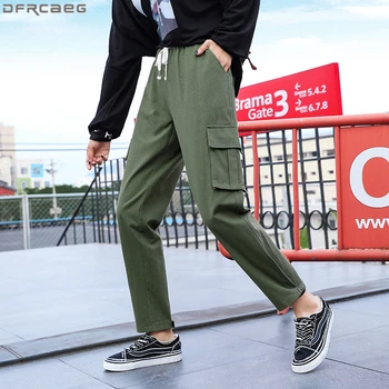 New Casual Black Green Women's Cargo Pants Streetwear Hip Hop Baggy Pants Women Lace Up Pockets Loose Joggers Harem Trousers
New Casual Black Green Women's Cargo Pants Streetwear Hip Hop Baggy Pants Women Lace Up Pockets Loose Joggers Harem Trousers
