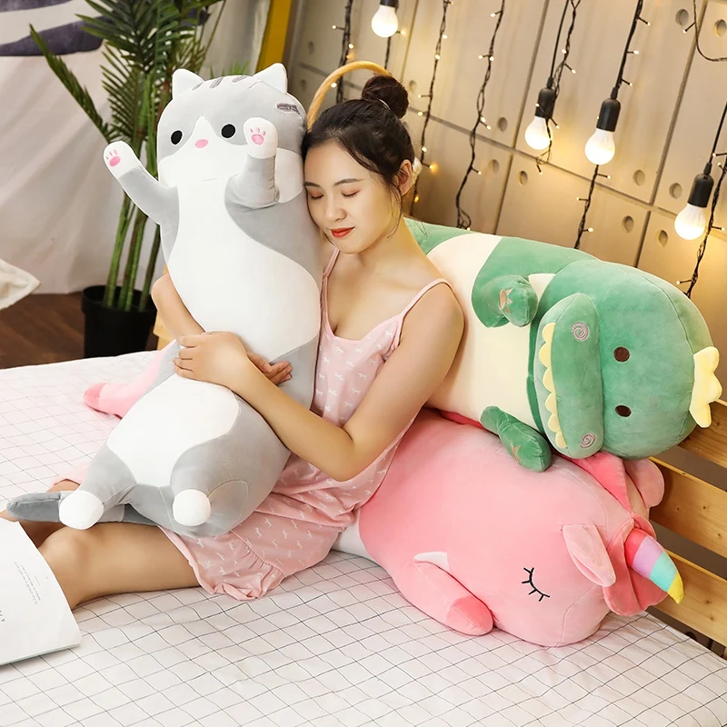1pc 70/90/120CM Cartoon Animal Dinosaur Unicorn Cat Plush Toys Stuffed Soft Long Sleeping Pillow Dolls Children Birthday Gift
1pc 70/90/120CM Cartoon Animal Dinosaur Unicorn Cat Plush Toys Stuffed Soft Long Sleeping Pillow Dolls Children Birthday Gift
