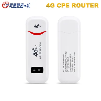 TIANJIE Unlocked LTE WiFi Router 3G/4G Modem USB Hotspot wireless 4G Sim Card wifi Dongle pocket sim USB Car wifi network stick
TIANJIE Unlocked LTE WiFi Router 3G/4G Modem USB Hotspot wireless 4G Sim Card wifi Dongle pocket sim USB Car wifi network stick