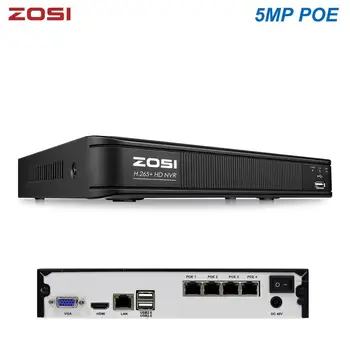 ZOSI 5MP 4CH 2560x1920P POE Security Video CCTV Camera System Surveillance Network NVR Without Hard Disk
ZOSI 5MP 4CH 2560x1920P POE Security Video CCTV Camera System Surveillance Network NVR Without Hard Disk