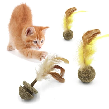 Pet Cat Catnip Toy Soft Feathers Kitten Chasing Molar Cleaning Tooth Toys Pet Cat Natural Catnip Edible Treat Ball Edible Toys
Pet Cat Catnip Toy Soft Feathers Kitten Chasing Molar Cleaning Tooth Toys Pet Cat Natural Catnip Edible Treat Ball Edible Toys