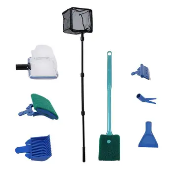 6 In 1 Aquarium Cleaning Tools Kit Useful Fish Glass Tank Cleaning Kit Gravel Rake Algae Scraper Plant Fork Sponge Spoon Net
6 In 1 Aquarium Cleaning Tools Kit Useful Fish Glass Tank Cleaning Kit Gravel Rake Algae Scraper Plant Fork Sponge Spoon Net