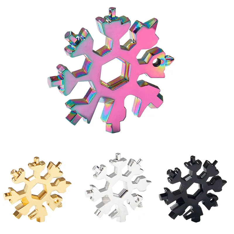 18 In 1 Snowflake Multi Pocket Tool Keyring Key Ring Spanner Hex Wrench Multifunction Multipurpose Camp Survive Outdoor Hike
18 In 1 Snowflake Multi Pocket Tool Keyring Key Ring Spanner Hex Wrench Multifunction Multipurpose Camp Survive Outdoor Hike