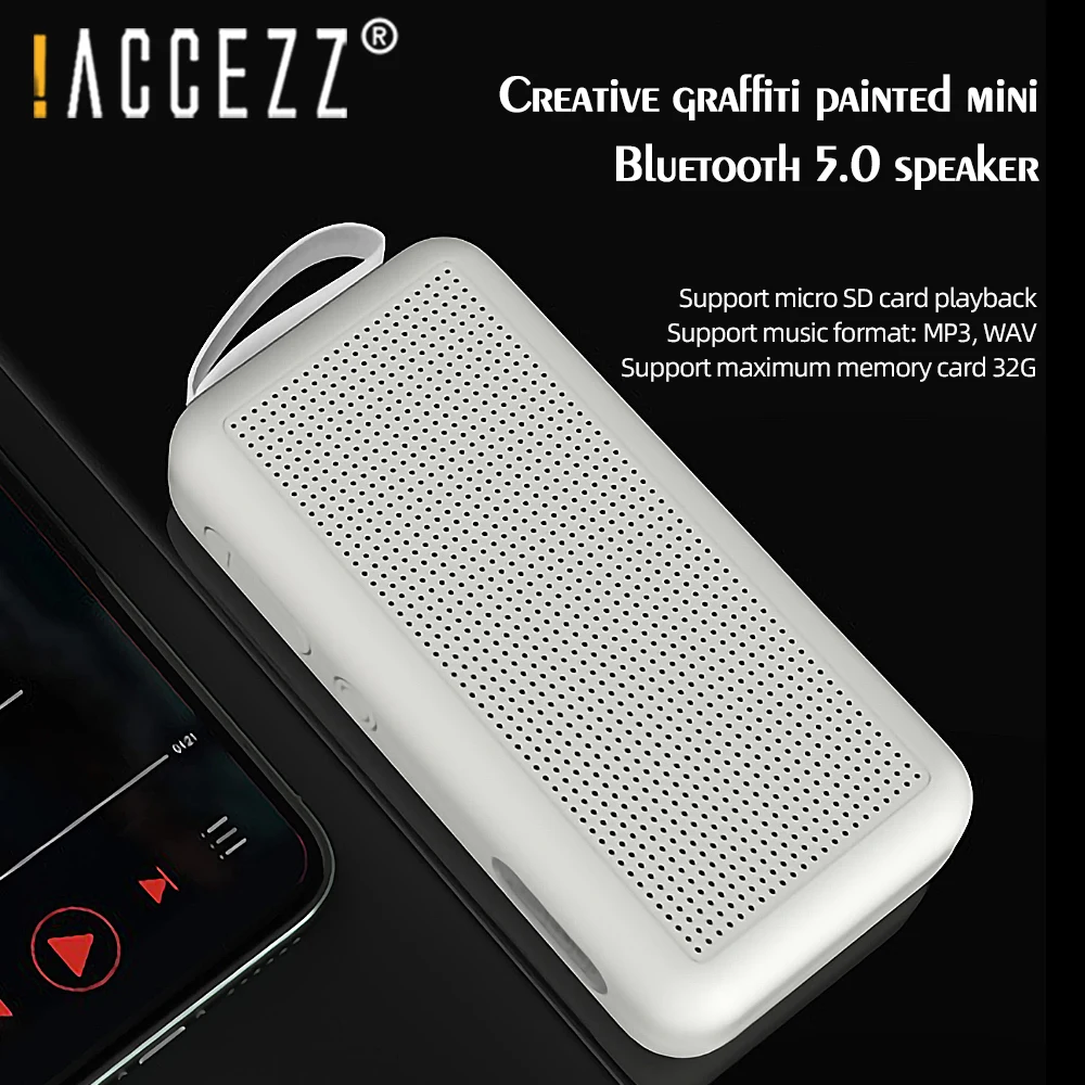!ACCEZZ Mini Wireless Portable Bluetooth 5.0 Speaker Support TF Card FM Radio HiFi 3D Stereo Surround Outdoor Loudspeaker Column
!ACCEZZ Mini Wireless Portable Bluetooth 5.0 Speaker Support TF Card FM Radio HiFi 3D Stereo Surround Outdoor Loudspeaker Column