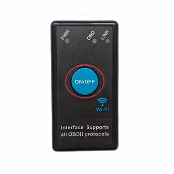 Auto Diagnostic Tool WIFI V1.5 OBD2 Support Full Protocol Mini ELM 327 Bluetooth ELM327 V 1.5 OBD-II OBD2 Bluetooth Adapter
Auto Diagnostic Tool WIFI V1.5 OBD2 Support Full Protocol Mini ELM 327 Bluetooth ELM327 V 1.5 OBD-II OBD2 Bluetooth Adapter