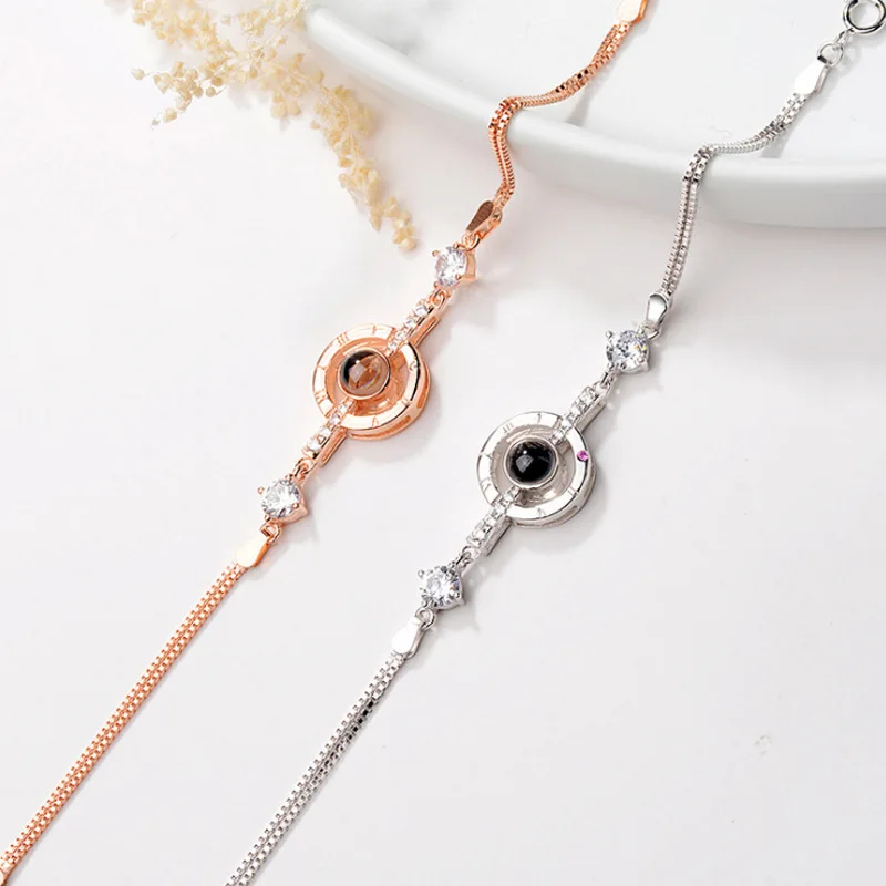 S925 Fine Silver Circle Projection Bracelets Douyin Celebrity Style 100 Kind Language I Love You 520 Bracelet Customizable
S925 Fine Silver Circle Projection Bracelets Douyin Celebrity Style 100 Kind Language I Love You 520 Bracelet Customizable