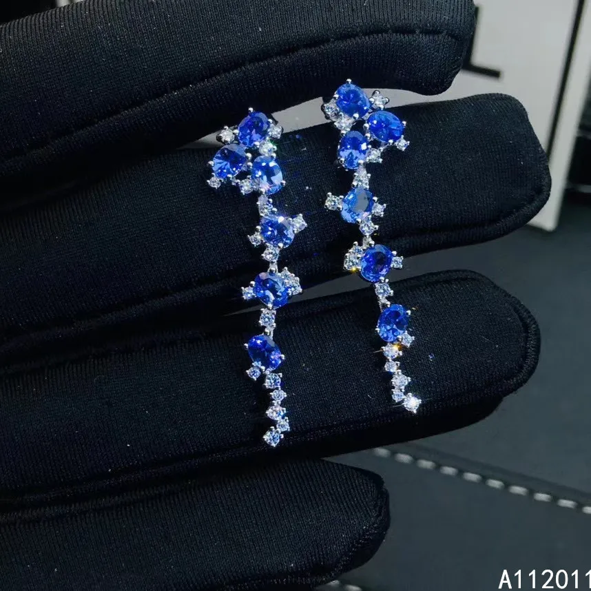 KJJEAXCMY Fine Jewelry 925 sterling silver inlaid natural gemstone sapphire female earrings Eardrop noble support test
KJJEAXCMY Fine Jewelry 925 sterling silver inlaid natural gemstone sapphire female earrings Eardrop noble support test