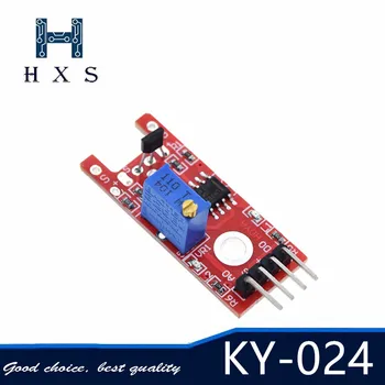 10pcs 4pin KY-024 Linear Magnetic Hall Speed Switches Counting Sensor Module for arduino DIY Kit KY024
10pcs 4pin KY-024 Linear Magnetic Hall Speed Switches Counting Sensor Module for arduino DIY Kit KY024