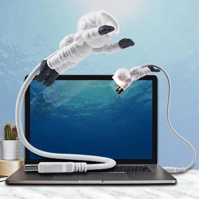 Новый стиль Cool Diver Frogman Light портативный ультра яркий для юсб лампа чтения мини USB