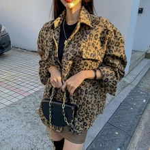 2021 Spring Vintage Leopard Jacket Plus Size Loose Casual Leopard Female Coat Winter Tops Woman Clothes Elegant Outwear Indie
2021 Spring Vintage Leopard Jacket Plus Size Loose Casual Leopard Female Coat Winter Tops Woman Clothes Elegant Outwear Indie