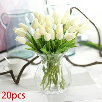 20pcs/set Decorative Tulip Artificial Floral Flower Latex Real Touch Bridal Wedding Bouquet Home Decor
20pcs/set Decorative Tulip Artificial Floral Flower Latex Real Touch Bridal Wedding Bouquet Home Decor