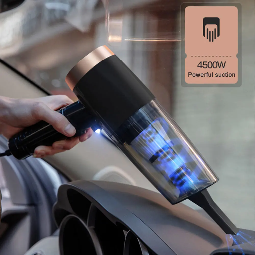Portable Car vacuum cleaner 3 in 1 LED lighting aromatherapy Handheld Auto Vaccum 120W 12V Super Suction Wet/Dry Vaccum Cleaner
Portable Car vacuum cleaner 3 in 1 LED lighting aromatherapy Handheld Auto Vaccum 120W 12V Super Suction Wet/Dry Vaccum Cleaner