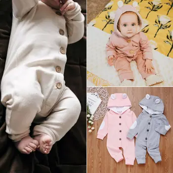0-24M Newborn Baby Boy Girl Cute Hoodie Romper Bodysuit Long Sleeve Clothes Outfits
0-24M Newborn Baby Boy Girl Cute Hoodie Romper Bodysuit Long Sleeve Clothes Outfits