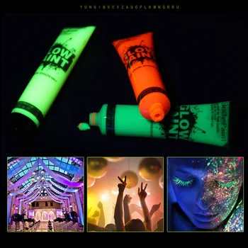 6 pcs Body Art Paint Neon Fluorescent Party Glow in the Dark Toys Halloween Cosplay Makeup Kids Face Paint UV Glow Painting
6 pcs Body Art Paint Neon Fluorescent Party Glow in the Dark Toys Halloween Cosplay Makeup Kids Face Paint UV Glow Painting