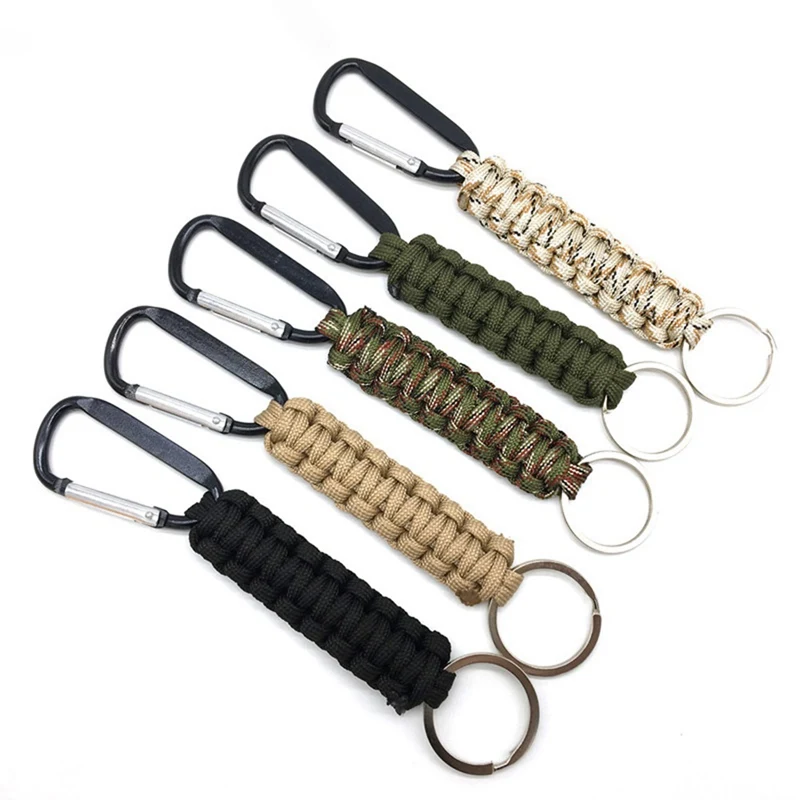 Outdoor Survival Kit Cord Keychain Military Emergency Paracord Rope Carabiner for Fishing Lanyards Boating Climbing Accessories
Outdoor Survival Kit Cord Keychain Military Emergency Paracord Rope Carabiner for Fishing Lanyards Boating Climbing Accessories