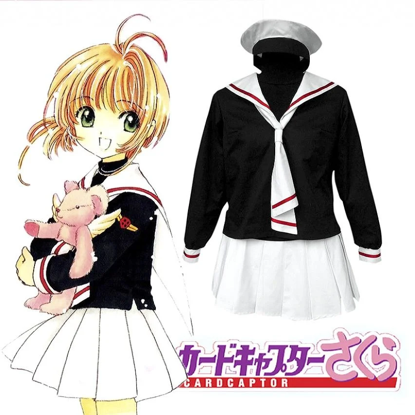 Аниме карточка Captor Sakura KINOMOTO SAKURA школьная форма косплей костюм костюмы наборы
Аниме карточка Captor Sakura KINOMOTO SAKURA школьная форма косплей костюм костюмы наборы