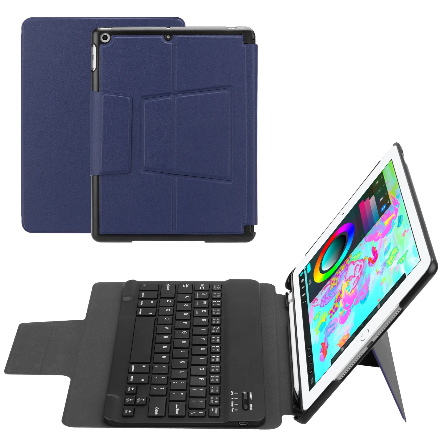 Suitable for Apple New Style iPad 9.7 With Pen Slot Tablet PC External Wireless Bluetooth Keyboard Protective Case
Suitable for Apple New Style iPad 9.7 With Pen Slot Tablet PC External Wireless Bluetooth Keyboard Protective Case