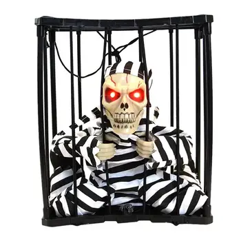 1 Pc Hanging Ghost Cage High Quality Prime Sturdy Durable Stage Layout Hanging Ghost Cage Voice-activated Ghost for Home Stage
1 Pc Hanging Ghost Cage High Quality Prime Sturdy Durable Stage Layout Hanging Ghost Cage Voice-activated Ghost for Home Stage