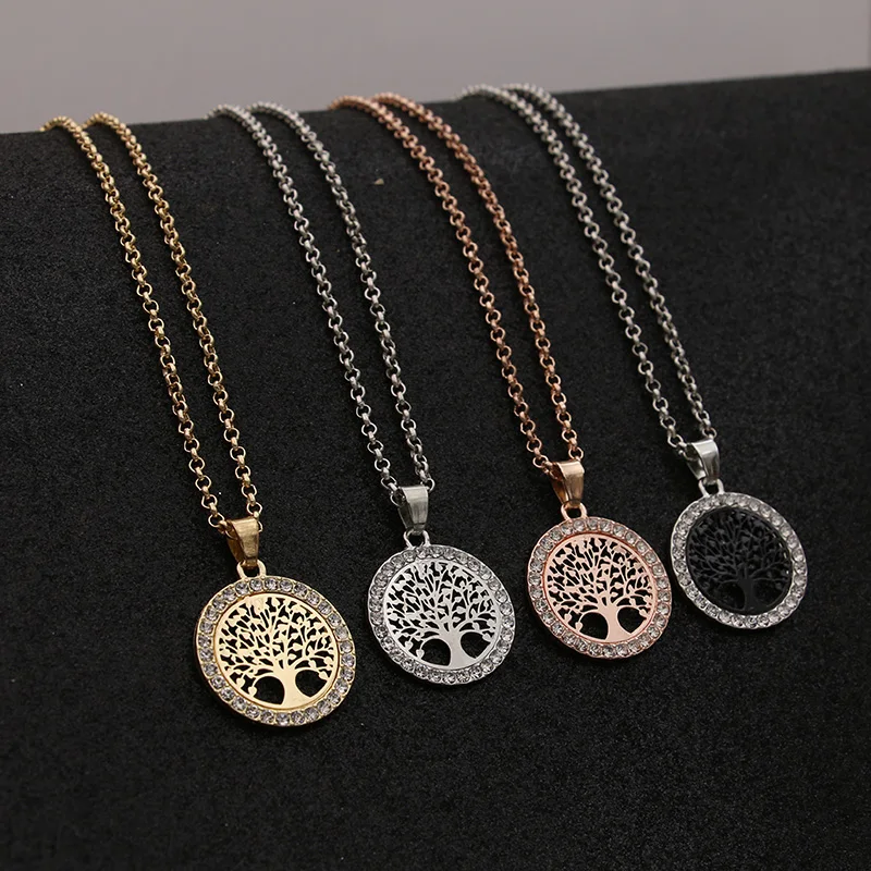 JAKONGO 12pcs Gold Color Crystal Tree of Life Charm Pendant Chain Necklace for Women's Fashion Friendship Necklace 60cm
JAKONGO 12pcs Gold Color Crystal Tree of Life Charm Pendant Chain Necklace for Women's Fashion Friendship Necklace 60cm