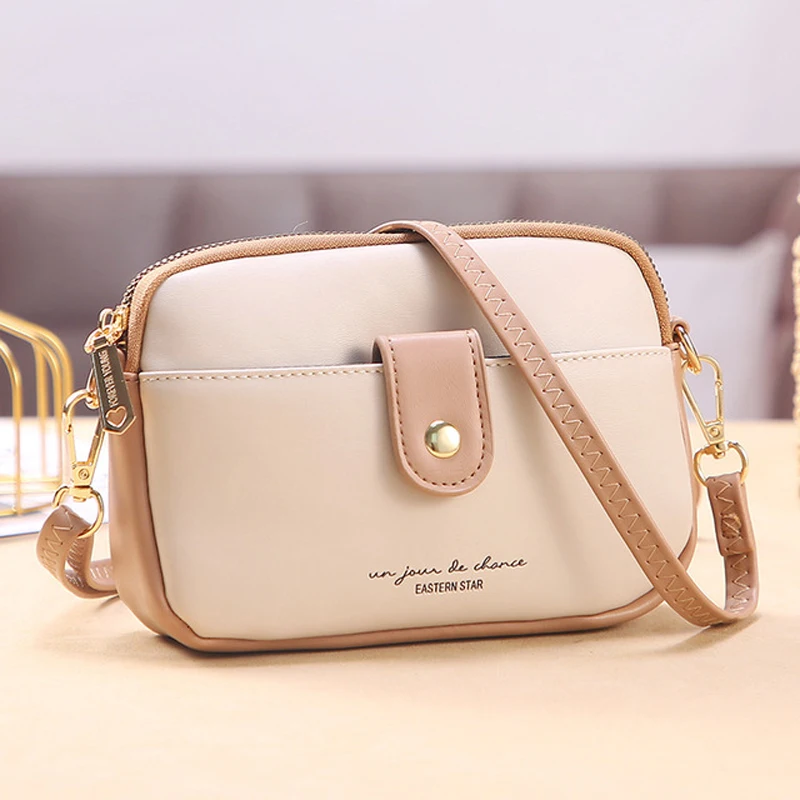 

aliwood 2023 New Brands Leather Small Women Crossbody Bags Phone package Designer Flap Bag Trendy Leisure Shoulder Messenger Bag