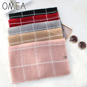 OMEA Real Silk Wool Scarf Women Spring Winter Plaid Blended Scarf Silk Long Shawl Elegant Head Scarf Hijab Scarf Pashmina Luxury
OMEA Real Silk Wool Scarf Women Spring Winter Plaid Blended Scarf Silk Long Shawl Elegant Head Scarf Hijab Scarf Pashmina Luxury