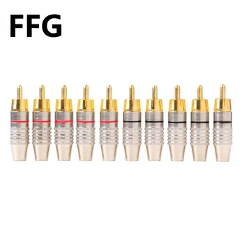 FFG 10pcs RCA Soldering Connector Audio Video Plug DIY RCA Speaker Adapter Plug Speaker Terminal Video Locking Cable
FFG 10pcs RCA Soldering Connector Audio Video Plug DIY RCA Speaker Adapter Plug Speaker Terminal Video Locking Cable
