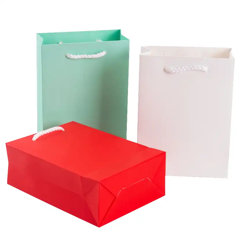 bag paper bags birthday wedding for gifts with handle 21*15*8cm