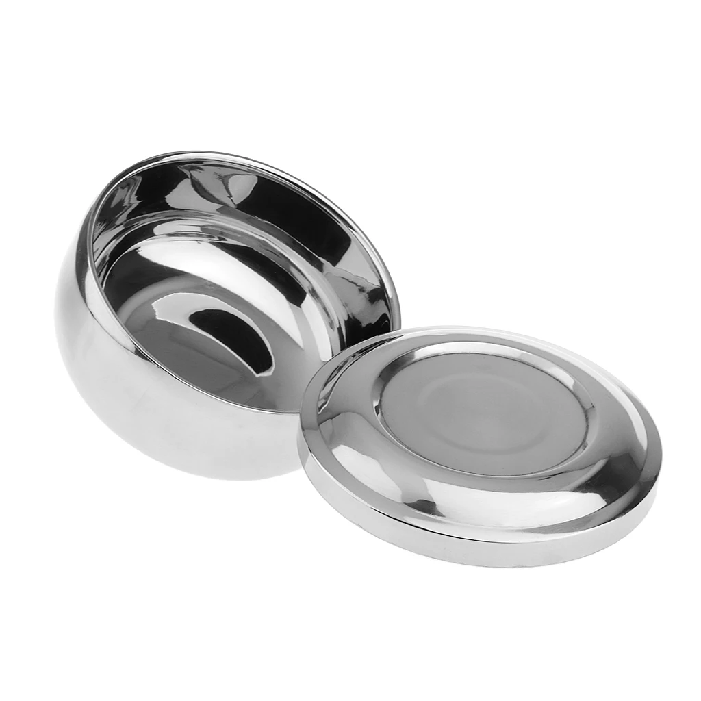 Gentleman Sliver Color Shaving Soap Bowl with Lid, Smooth Stainless Steel Shave Mug
Gentleman Sliver Color Shaving Soap Bowl with Lid, Smooth Stainless Steel Shave Mug