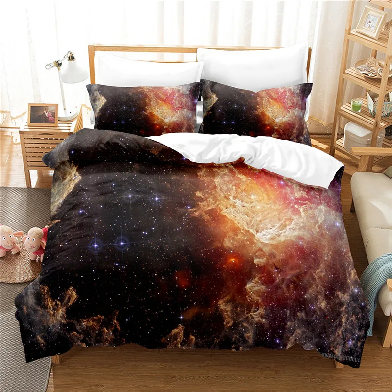 Starry Sky Bedding Set Duvet Cover Set 3d Bedding Digital Printing Bed Linen Queen Size Bedding Set Fashion Design
Starry Sky Bedding Set Duvet Cover Set 3d Bedding Digital Printing Bed Linen Queen Size Bedding Set Fashion Design
