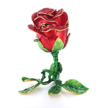 Jewelry Ring Carrying Cases Creative Rose Ring Box Wedding Valentines Ring Holder Personalized Creativity Storage Box
Jewelry Ring Carrying Cases Creative Rose Ring Box Wedding Valentines Ring Holder Personalized Creativity Storage Box