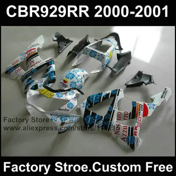 Customize free Motorcycle fairing set for HONDA CBR 929 RR 2000 2001 CBR 929 00 01 CBR 900R Nastro Azzurro fairings
Customize free Motorcycle fairing set for HONDA CBR 929 RR 2000 2001 CBR 929 00 01 CBR 900R Nastro Azzurro fairings