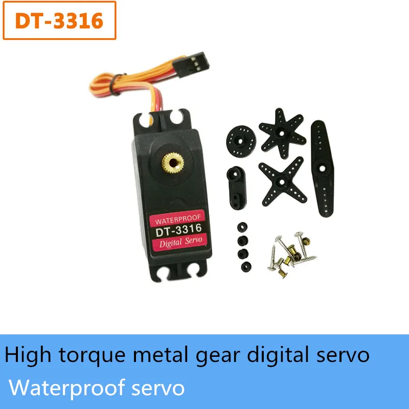 20MG High Torque Metal Gear Digital Servo DT3316 Waterproof Servo Strong Magnetic High-Speed Motor DIY For TowerPro
20MG High Torque Metal Gear Digital Servo DT3316 Waterproof Servo Strong Magnetic High-Speed Motor DIY For TowerPro