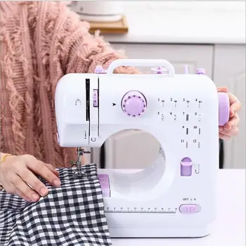 Mini Portable Sewing Machine Small Desktop Multi-Function Electric Household DC Power Foot Pedal LED Sewing Machine
Mini Portable Sewing Machine Small Desktop Multi-Function Electric Household DC Power Foot Pedal LED Sewing Machine