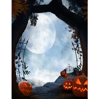 Magic Forest Background Moon Night Photography Backdrop Pumpkin Vines Child Kid Portrait Gloomy Halloween Photo Studio Props
Magic Forest Background Moon Night Photography Backdrop Pumpkin Vines Child Kid Portrait Gloomy Halloween Photo Studio Props
